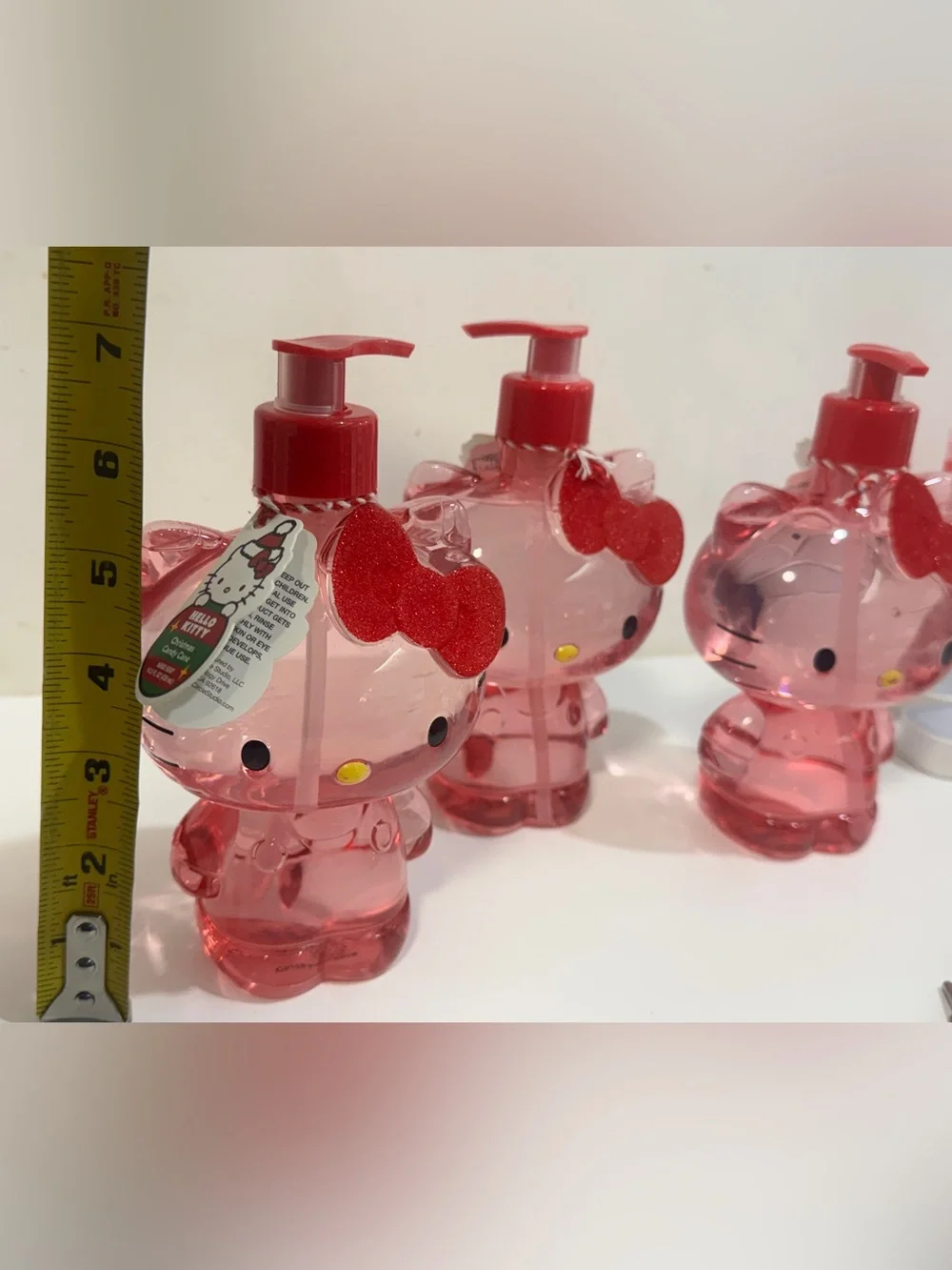 3 New Sanrio Hello Kitty Christmas Scented Hand Soap-14.5fl Oz/ smells candy can